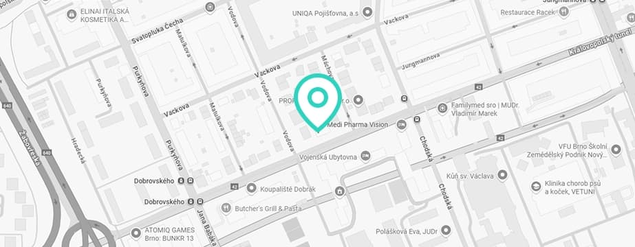 Mapa zobrazující polohu sídla